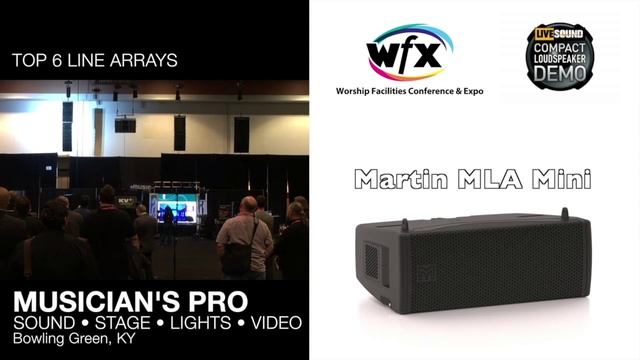 DEMO: WFX Nashville 2015 Speaker Demo - Top 6 Line Arrays (Clip 1a) смотреть онлайн