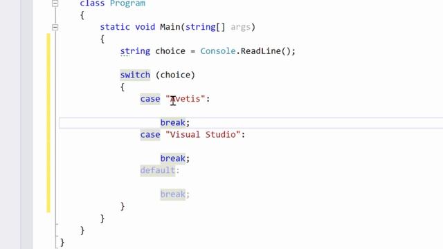 Learn How To Program In C# Part 4 - Switch Statement