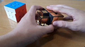 Как собрать зеркальный кубик рубика часть 2.