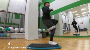 Степ-аэробика. Комбинации на 8 счётов со сменой лидирующей ноги