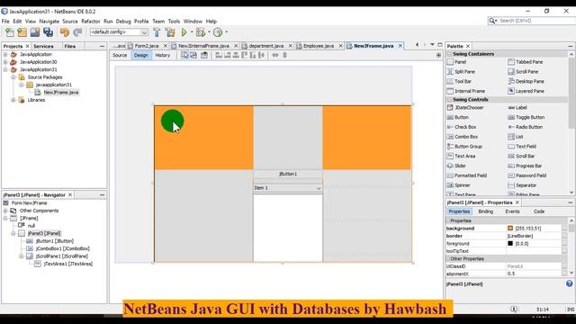 #06 Java GUI: Using JPanel in Java چۆنیەتی بەکارهێنانی پانێل смотреть онлайн