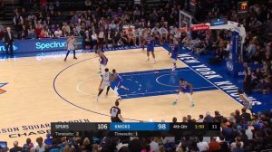 Final Minutes, San Antonio Spurs vs New York Knicks, 11/23/19 | Smart Highlights