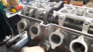KAWASAKI ZZR 400 Установка меток ГРМ