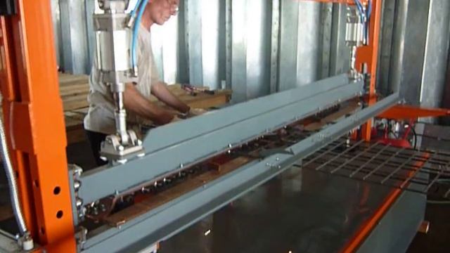 Изготовление плоского арматурного каркаса