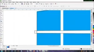 Tutorial coreldraw x7 untuk pemula membuat logo windows 8