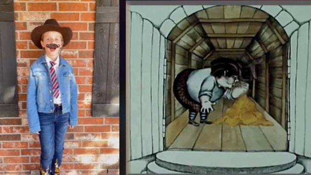 Иванка Куббон и Вероника Денисенко стихотворение "Дом который построил Джек". смотреть онлайн