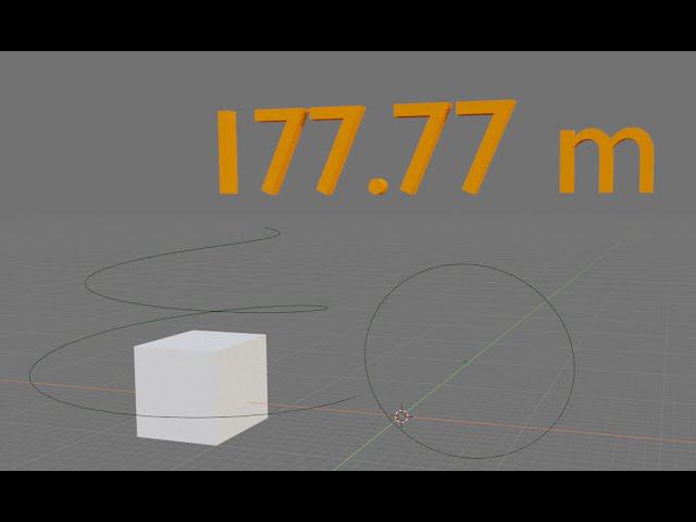 Geometry nodes: А какой у тебя длины кривая?