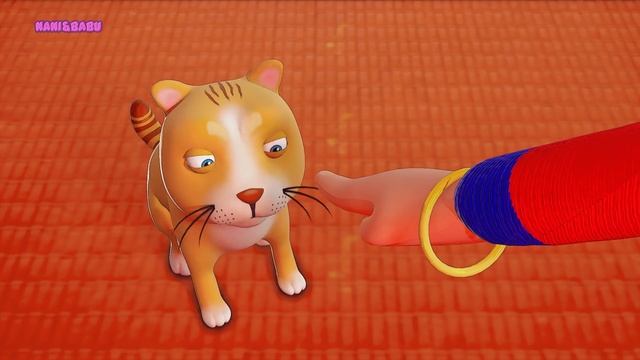 Meow Meow Biralo - Myau Myau Biralo | म्याऊँ म्याऊँ बिरालो | Nepali Rhymes for Children смотреть онлайн