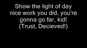 The Offspring You're gonna go far, kid with lyrics