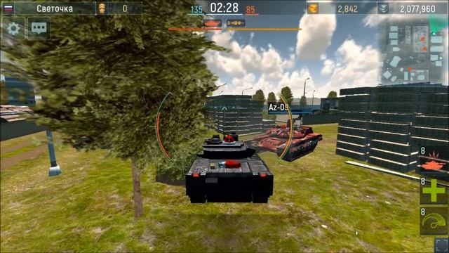 Modern Tanks Armada 1 бой .mp4