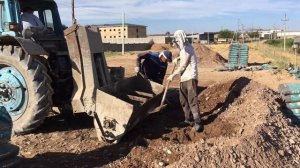1 "Келес" Самодельный бетономешалка на базе трактора. Стяжка.