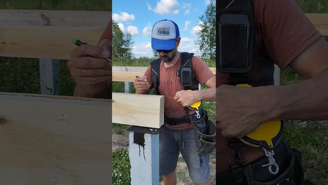 Дом 119м². Обвязка Свай. diy diywoodworking woodworking wood carpentry woodwork construction