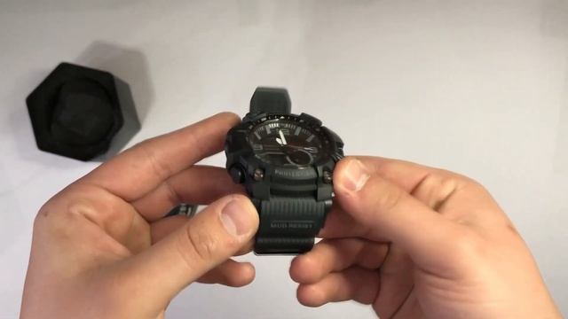 Відео огляд Годинник наручний G SHOCK GG-100B. Колір платиновий