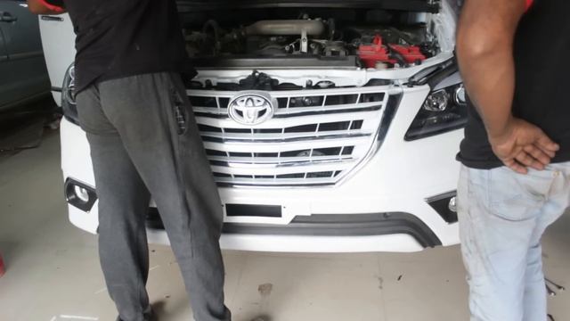 Innova type 4 converted and painted in Lexus white | Innova modified exterior & interior смотреть онлайн