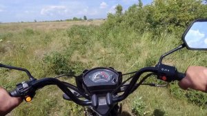 Мотопрогулка.  Учимся езде на мотоцикле  мопеде.