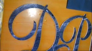 Как сделать буквы из фанеры Wooden letters