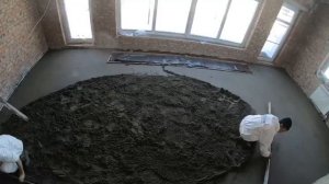 Устройство полусухой стяжки 35м2, 2 этаж, время 45мин - "МастерПола", Новосибирск | 12.04.20