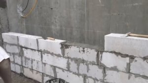 Кладка газоблока Стены из газоблока своими руками Дом из газоблока