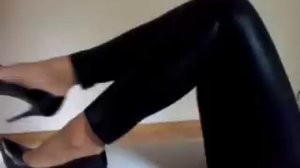 wetlook leggings