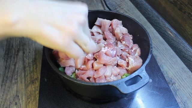 Рис с мясом и овощами смотреть онлайн