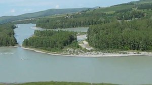 Супер скоростной канатный спуск Алтай АЯ!!.AVI