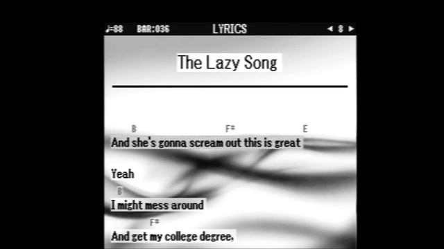 The Lazy Song - Yamaha PSR S910 смотреть онлайн