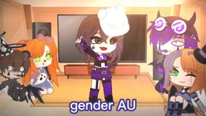 || Afton's react to Michael's AU's || || Fnaf, gacha club ||