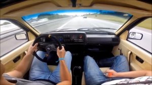 vw golf 2 VR6 TURBO drive