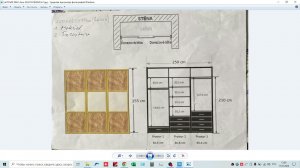 Моделирование встроенного шкафа купе на переработанном конструкторе