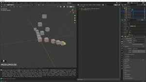 Blender 3D. Выровнять объекты по осям координат. Скрипт. Blender Scripting.