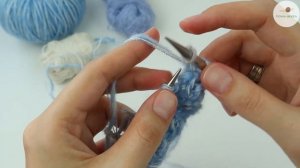 Принцип вязания треугольной шали/платка. Делаем красивые прибавки. МК Платок спицами из микса пряжи