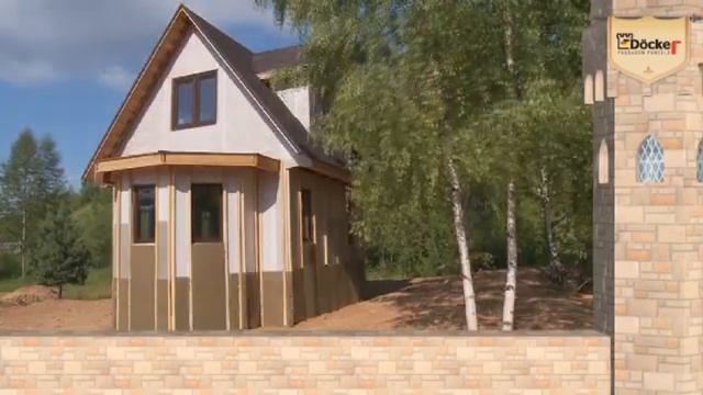 Монтаж фасадных панелей Döcke. смотреть онлайн