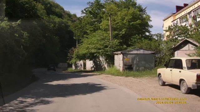 Проезд по трасе Джубга-Сочи по Новомихайловскому смотреть онлайн