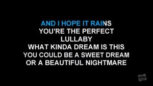 Sweet Dreams in the style of Beyonce karaoke video version