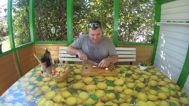 ИСПАНСКИЙ САЛАТ С НУТОМ #салат#рецепт