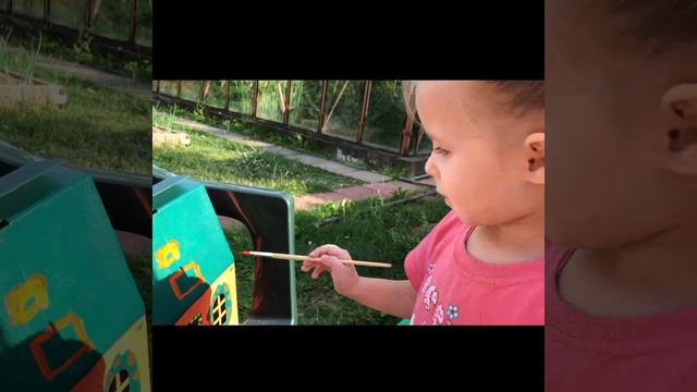 4 года , свободное воспитание , раскрашивание смотреть онлайн