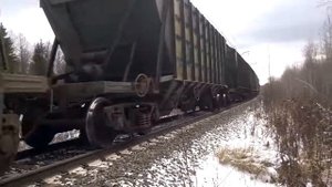 Разгон товарняка из Ярино