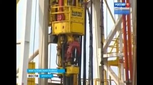 Сюжет о Ковыктинском месторождении, где начали бурить первые скважины для добычи газа