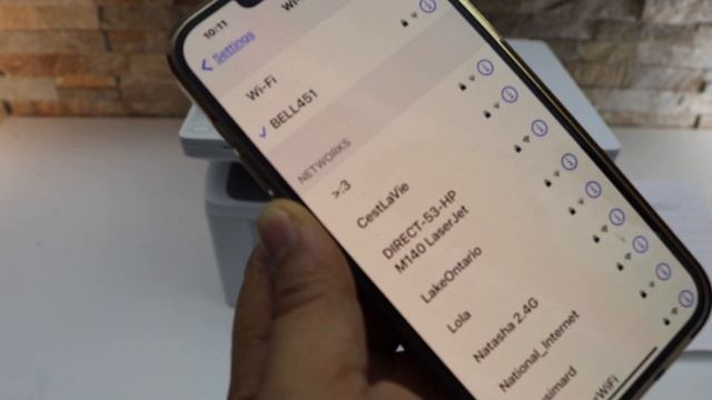 HP LaserJet M140we WiFi Direct Setup. смотреть онлайн