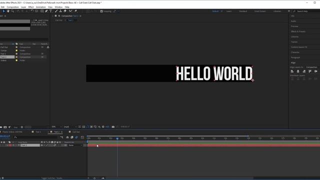 After Effects для начинающих. NULL OBJECTS (Нулевые объекты). Урок №4