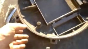 Дверца буржуйки подготовка