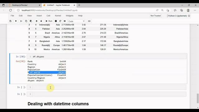 Python Pandas Data Manipulation