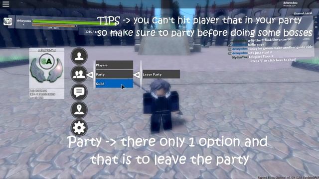 Sword Blox Online Guide for Newbie ~ PART 2 [MENU FUNCTION] смотреть онлайн