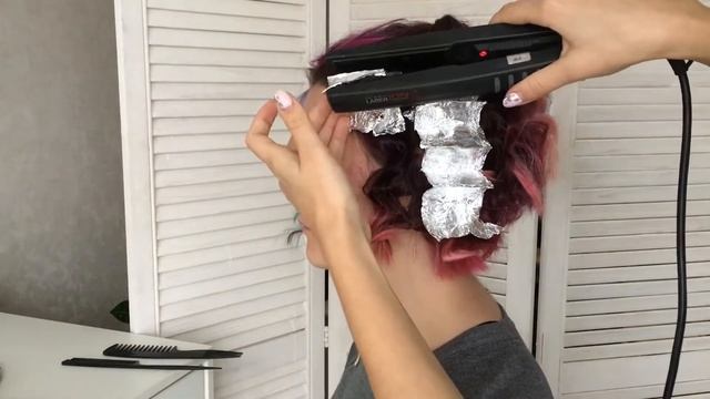 Как сделать ломанные локоны на утюжок  Укладка на короткие волосы