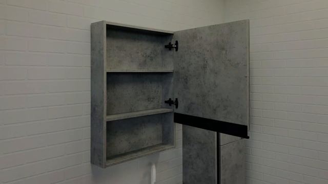 Мебель для ванной комнаты Комфорти Эдинбург 60Н с раковиной Comforty 9055RA 50 смотреть онлайн