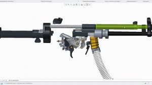 3Д модель пистолет-пулемета HK MP5. Triotec
