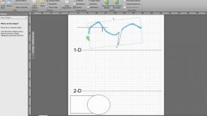 MS Visio. Как отличать 1D и 2D фигуры