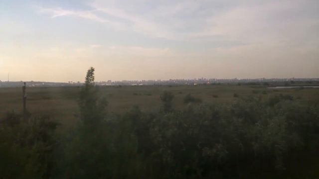 Ростов-на-Дону из окна поезда.