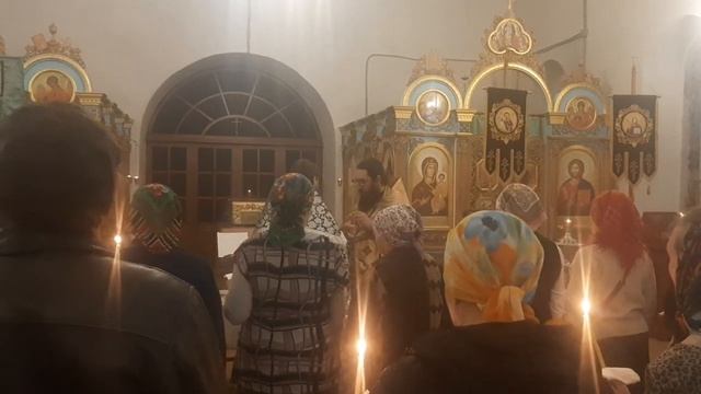 Таинство елеосвящения. Соборование в храме в честь Казанской иконы Божьей Матери с.Воронино