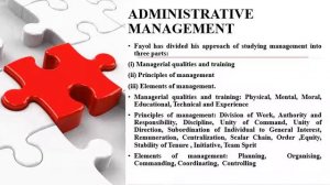 MANAGEMENT THEORY & PRACTICE Module 1:-  School of thought Part 4